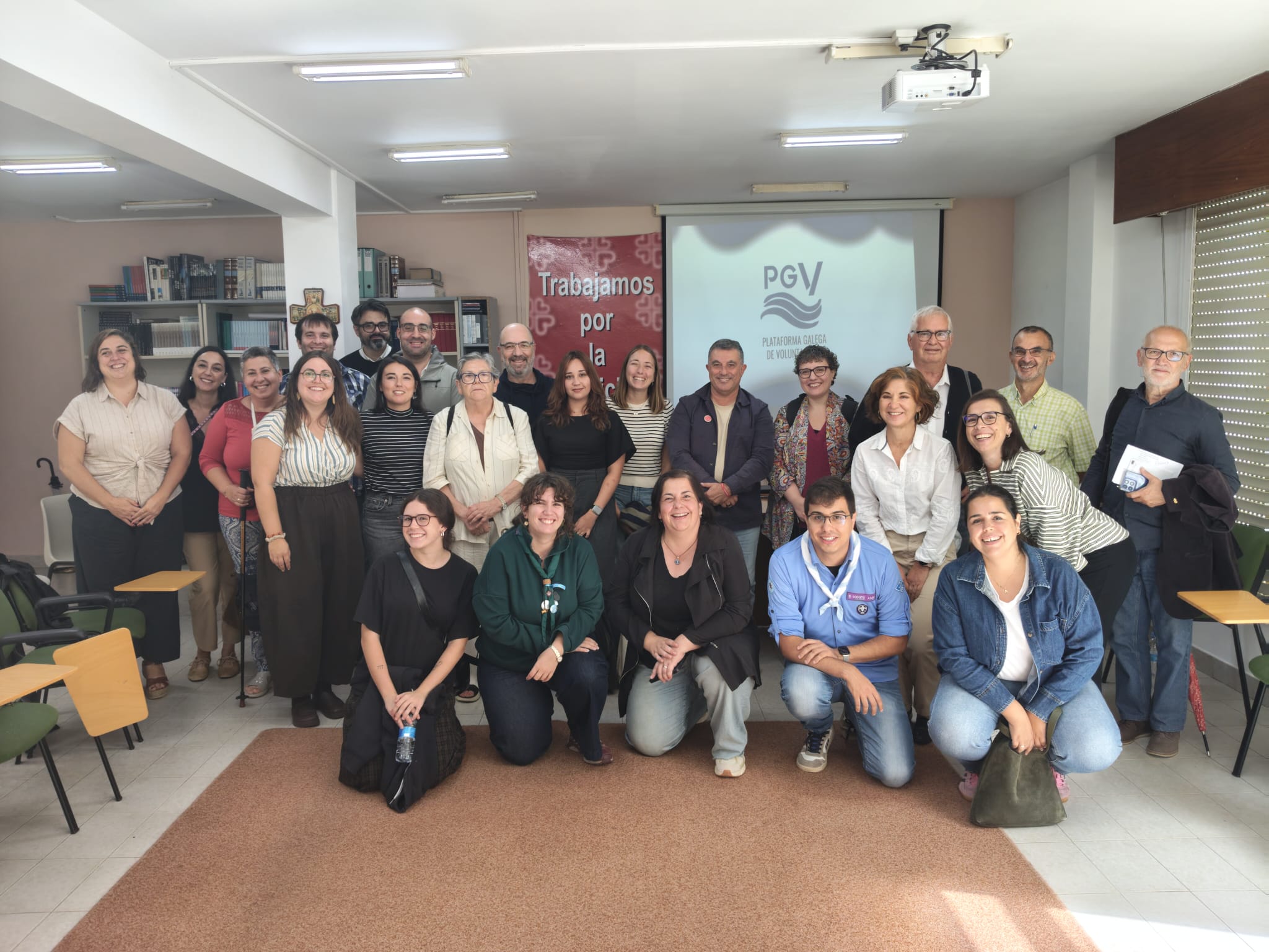 Asemblea Xeral da Plataforma Galega de Voluntariado, na que se aprobou a incorporación de ASDE Scouts de Galicia